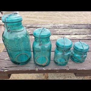 Mason glass jars
